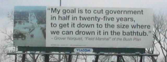 Grover Norquist Billboard in Houston