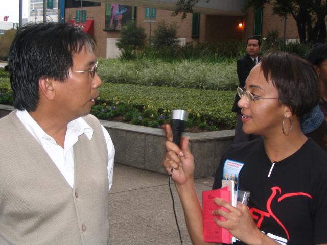 KPFT on the street interview