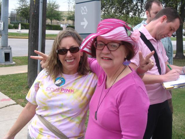 Madeleine & Lynn of Code Pink