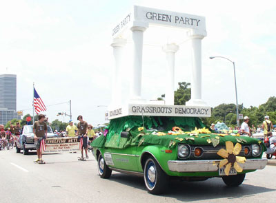Green Party Grassroots Democracy Car