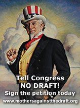 Tell Congress no draft image